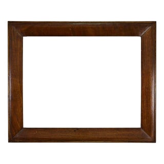 Mid-20th Century Italian Walnut Wooden Frame For Sale
