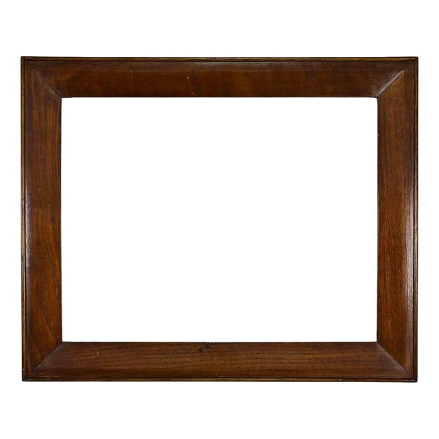 Mid-20th Century Italian Walnut Wooden Frame For Sale