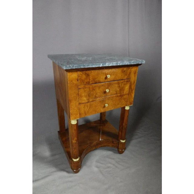 Empire Table with Marble Top For Sale - Image 5 of 10