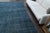 1970s 1970s Vintage Persian Handmade Wool Cotton Blue Area Rug For Sale - Image 5 of 11
