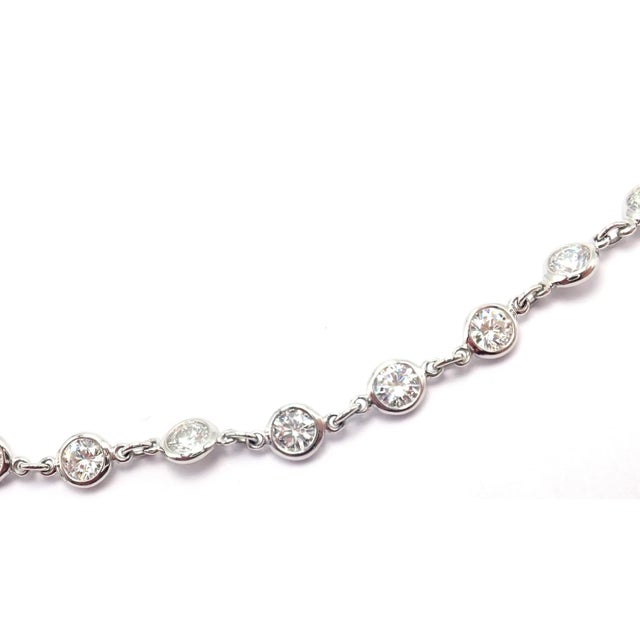 Tiffany & Co. Elsa Peretti Platinum Diamonds By The Yard Necklace ***Retail Price: $60,000 plus tax. Details: Metal:...