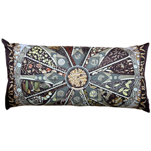 Hermes Aux Pays Des Epices Vintage Silk Scarf Lumbar Pillow