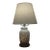 Mid Century Chinoiserie Blanc De Chine Bedside Table Lamp Doubles as a Nightlight For Sale