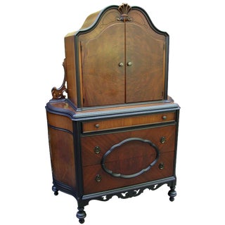 Kittinger Walnut Highboy Armoire For Sale