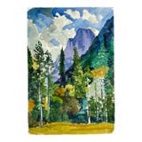 “Half Dome” ~ Yosemite Landscape Watercolor by Mary Alice Copp For Sale