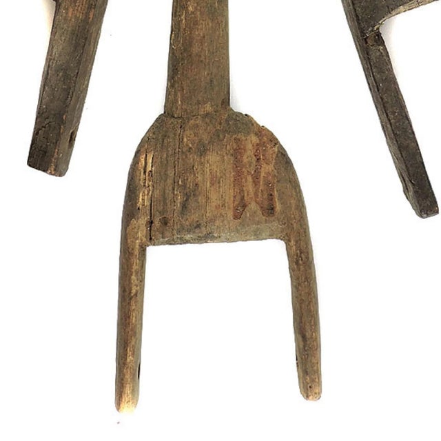 Early 20th Century Early 20th Century 3 Guro or Dan Heddle Pulleys Côte d'Ivoire For Sale - Image 5 of 7