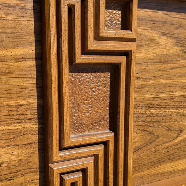 1960s Bassett Mid-Century Full-Size Headboard For Sale - Image 10 of 10