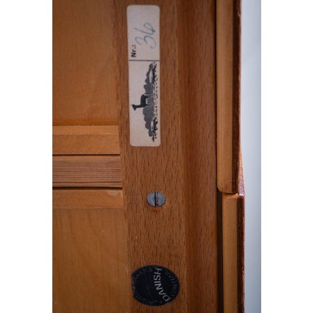 Vintage Danish Teak Desk by Severin Hansen for Haslev Møbelfabrik, 1950s For Sale - Image 11 of 12