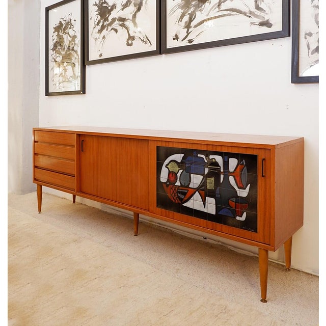 Mid-Century Modern Vigneron Sideboard by Alfred Hendrickx, Belgium, 1950s, in Very Good conditions. Designed 1950 to 1959