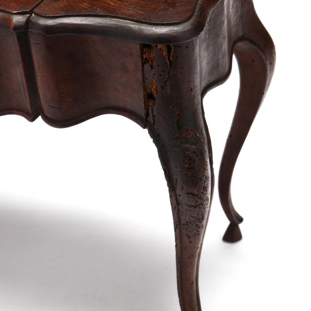 French Provincial Antique Miniature French Provincial Dressing Table For Sale - Image 3 of 7