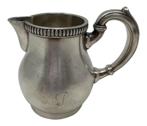 19th Century Hotel Silver Creamer