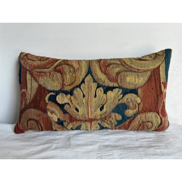 16th Century Brussels Tapestry Pillow For Sale - Image 4 of 4
