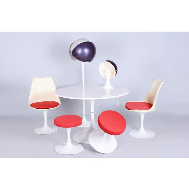 Mid-Century Seating Set in Aluminium by Eero Saarinen, Germany, 1950s, Set of 5 For Sale - Image 10 of 18