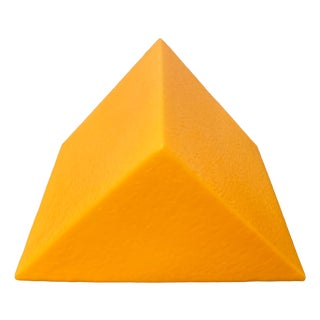 Postmodern Orange Prism Shape Floor or Table Lamp from Heico, 1980s For Sale