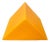 Postmodern Orange Prism Shape Floor or Table Lamp from Heico, 1980s For Sale