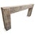 Rustic Salvaged Wood Beam Console Table For Sale - Image 4 of 7