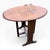 Arts & Crafts Oak Folding Wine Table For Sale - Image 9 of 11