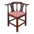 Vintage Chippendale Style Mahogany Corner Chair For Sale