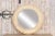 Ecru Bleached Farmhouse Zellige Round Inlay Mirror For Sale - Image 8 of 8