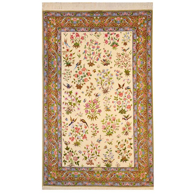 Gol O Bolbol Rug, 1940s For Sale - Image 15 of 15