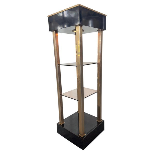 Mid-Century Modern Illuminated Display Stand from Belgo Chrom, 1970s For Sale - Image 6 of 17