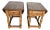 Vintage Riverside Oak Drop-Leaf End Tables With Drawers – Pair For Sale