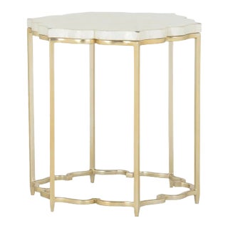 Lotus Flower Side Table For Sale