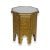 2020s Moroccan Golden Metal Side Table For Sale - Image 5 of 6