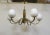 Mid Century Brass Tower Chandelier For Sale In New York - Image 6 of 10