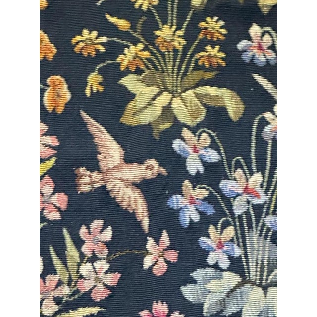 Vintage French Handwoven Aubusson Tapestry, 1920s For Sale - Image 9 of 18