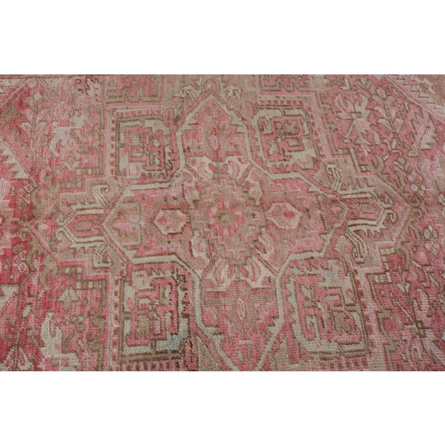 1940s Handmade Tribal Rug -6' 7'' X 8' 6'' For Sale - Image 4 of 15