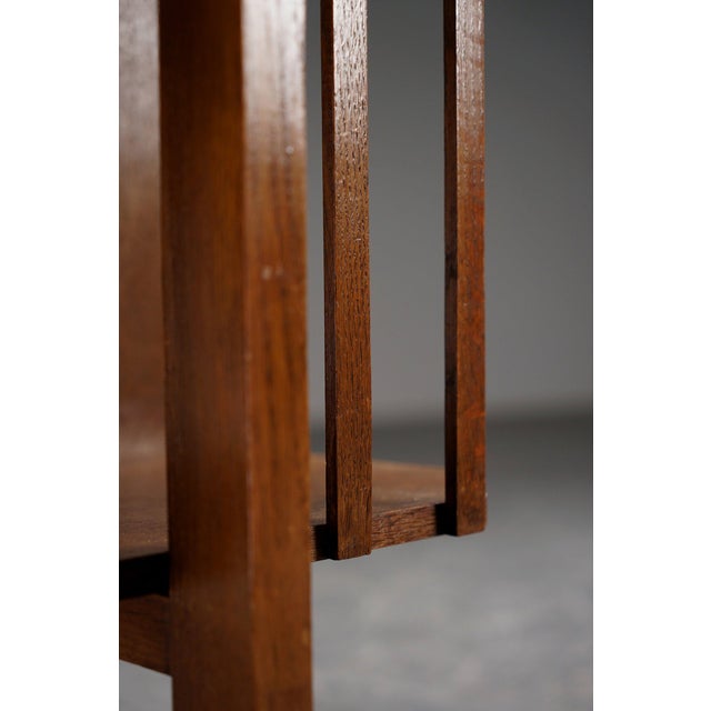 Octagonal Amsterdamse School Side Table, 1920s For Sale - Image 9 of 17