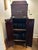 Victorian Antique Victrola Mahogany Console With Record Collection For Sale - Image 3 of 4