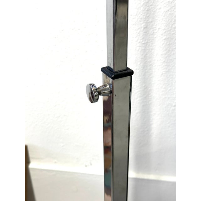 Charles Hollis Jones Chrome Floor Lamp For Sale In Palm Springs - Image 6 of 12