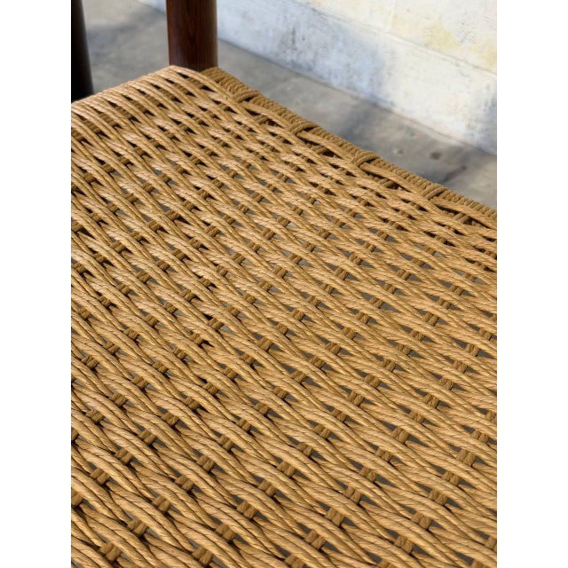 In Style of h.w. Klein for Bramin Rosewood Woven Cord Dining Chairs Set of 4 Danish Mid-Century Modern 1960s For Sale - Image 10 of 10