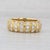 Modern 1ctw Diamond Ring 18k Yellow Gold Size 5.75 Anniversary Wedding Band For Sale - Image 3 of 8