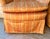 Textile Vintage Mid Century Modern Stripe Arm Chairs For Sale - Image 7 of 9