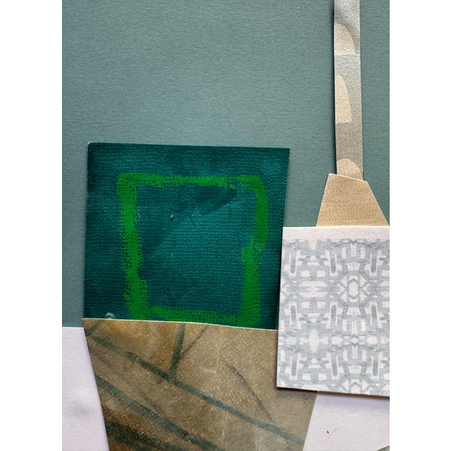 Paper "Pop Music 12" Original Mixed-Media Collage on Paper by Zac Woodiel For Sale - Image 7 of 9
