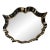 Enrique Garcel Style Tesselated Horn Quatrafoil Mirror For Sale
