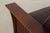 Stickley Mission Oak Burgundy Leather Sofa For Sale - Image 12 of 18