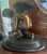 Vintage Grand Scale Patinated Bronze "Cupid Playing With a Butterfly" After Injalbert 1890 For Sale - Image 9 of 18