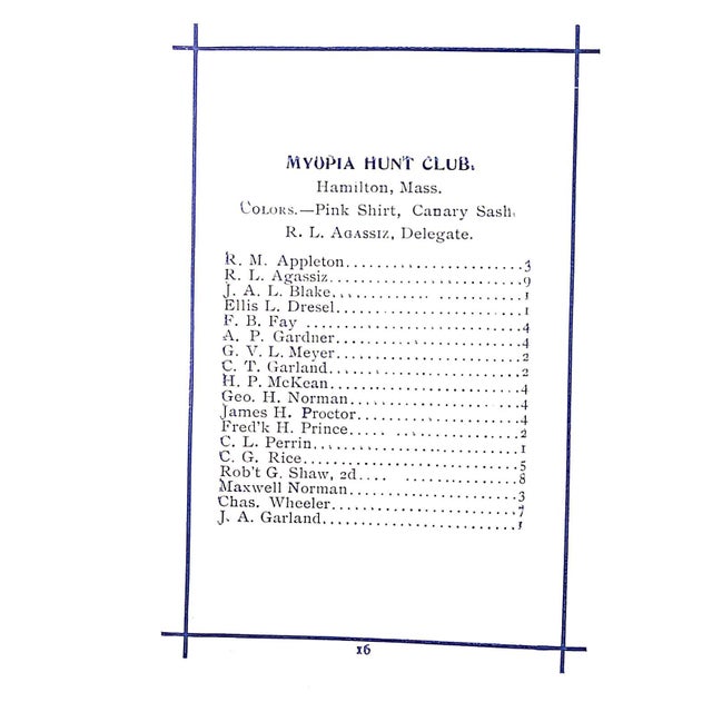 Polo Association 1901 Annual For Sale - Image 12 of 13