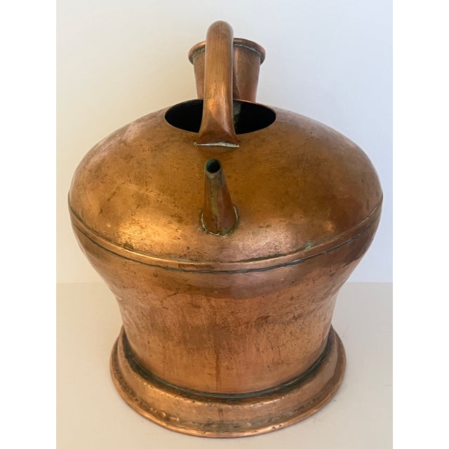 Copper 19th Century French Copper Watering Can For Sale - Image 8 of 10