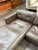 Contemporary Leather Sectional + Left Chaise, Dark Brown For Sale - Image 11 of 12