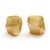 Three Rocks High Side Table in Gold Leaf from Insidherland, in New conditions. Designed from 2000 Labeled by Maker