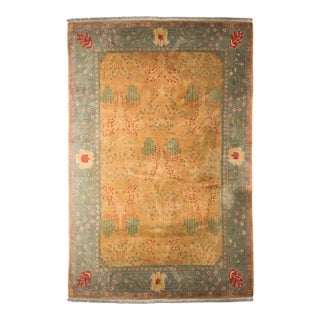 Palace Size Nepalese Tibetan Wool Donegal Style Rug 15' X 22' For Sale