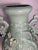Ceramic 1970s Vintage Large Celadon Dragon Urn/Vase With Peacock Handles For Sale - Image 7 of 10