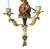 Wood Vintage Italian Carved Wood Monkey Wall Sconces, Hand-Painted - a Pair For Sale - Image 7 of 14