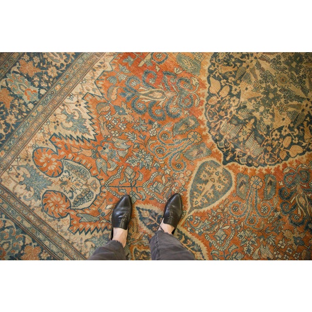 :: Roundel scalloped center medallion with outwardly directed cypress tree finials in triple tier atop a covered field of...