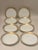 RICHARD GINORI TREVI PATTERN FRUIT BERRY/DESSERT BOWLS Set of 8 Bowls - 5 3/8" Bowls - Mint Condition 1980's -...